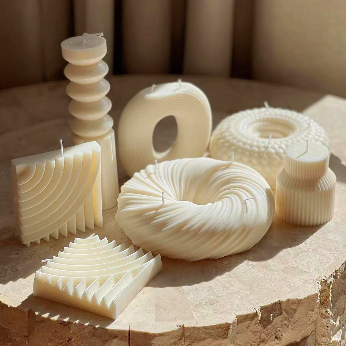 Donut Mold Silicone - 大きなドーナツ型シリコンキャンドルモールド,手作り,チョコレートクッキー,ベーキングツール,カビ,エポキシ,アクリル