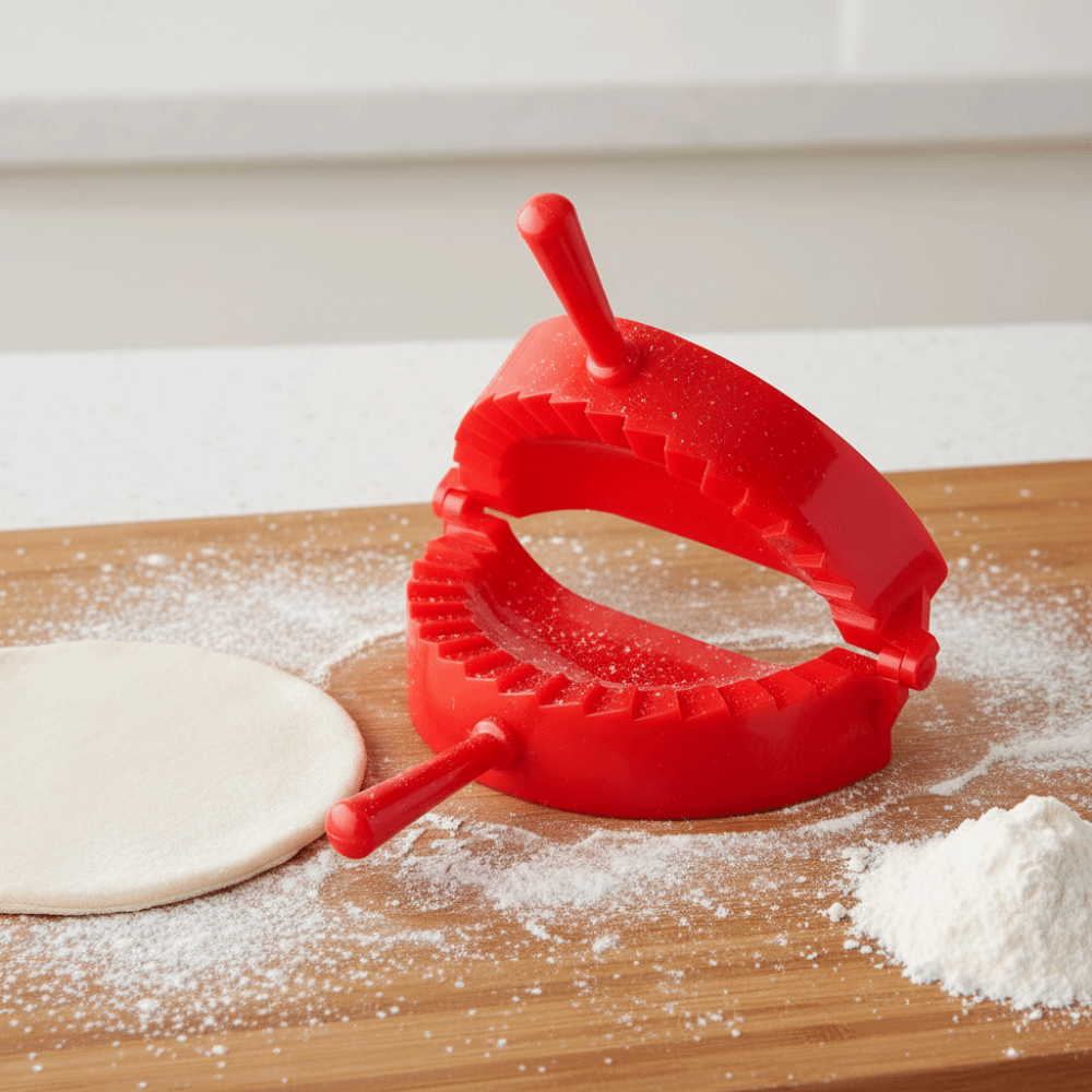 Dumpling Press Set - 餃子ツールマニュアル餃子メーカー手押しプラスチック餃子型省力大型ラビオリ型生地