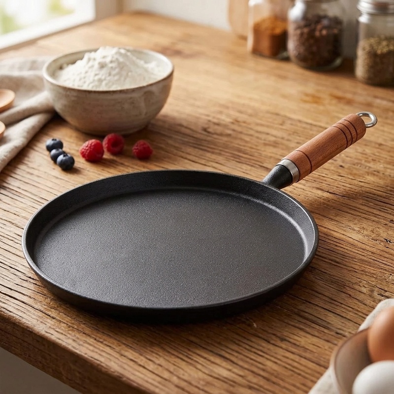 Cast Iron Corn - 20/23/26cm 鋳鉄製フライパン 未コーティング ノンスティック エッグパンケーキパン クレープメーカー
