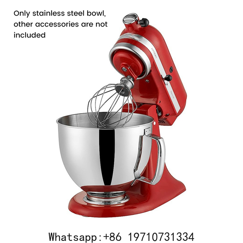Kitchenaid Mixer Artisan 5Qt - 交換用304ステンレススチール製ミキサーボウル、キッチンエイドクラシック＆アーティザンシリーズ4.5QT/5QTミキサー対応、食器洗い機対応