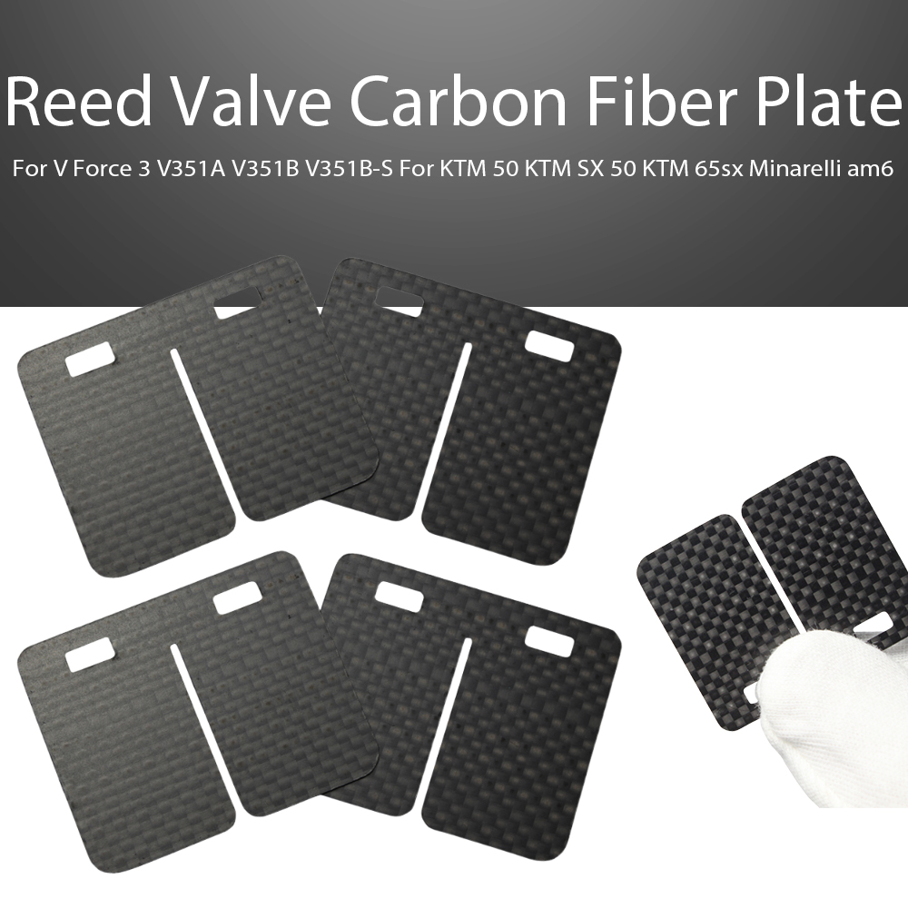 Crepe Pan Carbon - リードバルブカーボンファイバープレート3P412M V Force 3 V351A V351B