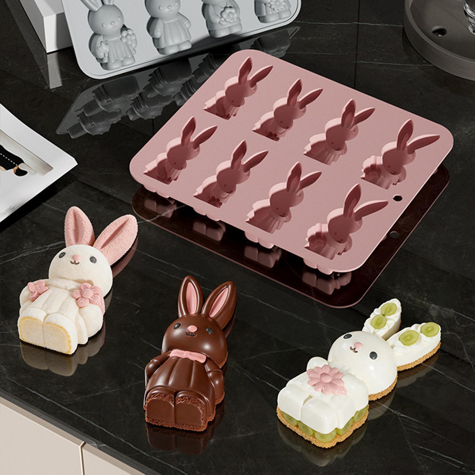 イースターバニーシリコンモールド耐熱バニー型ケーキ、アイス、 - Bunny Cake Mold のレビューと価格