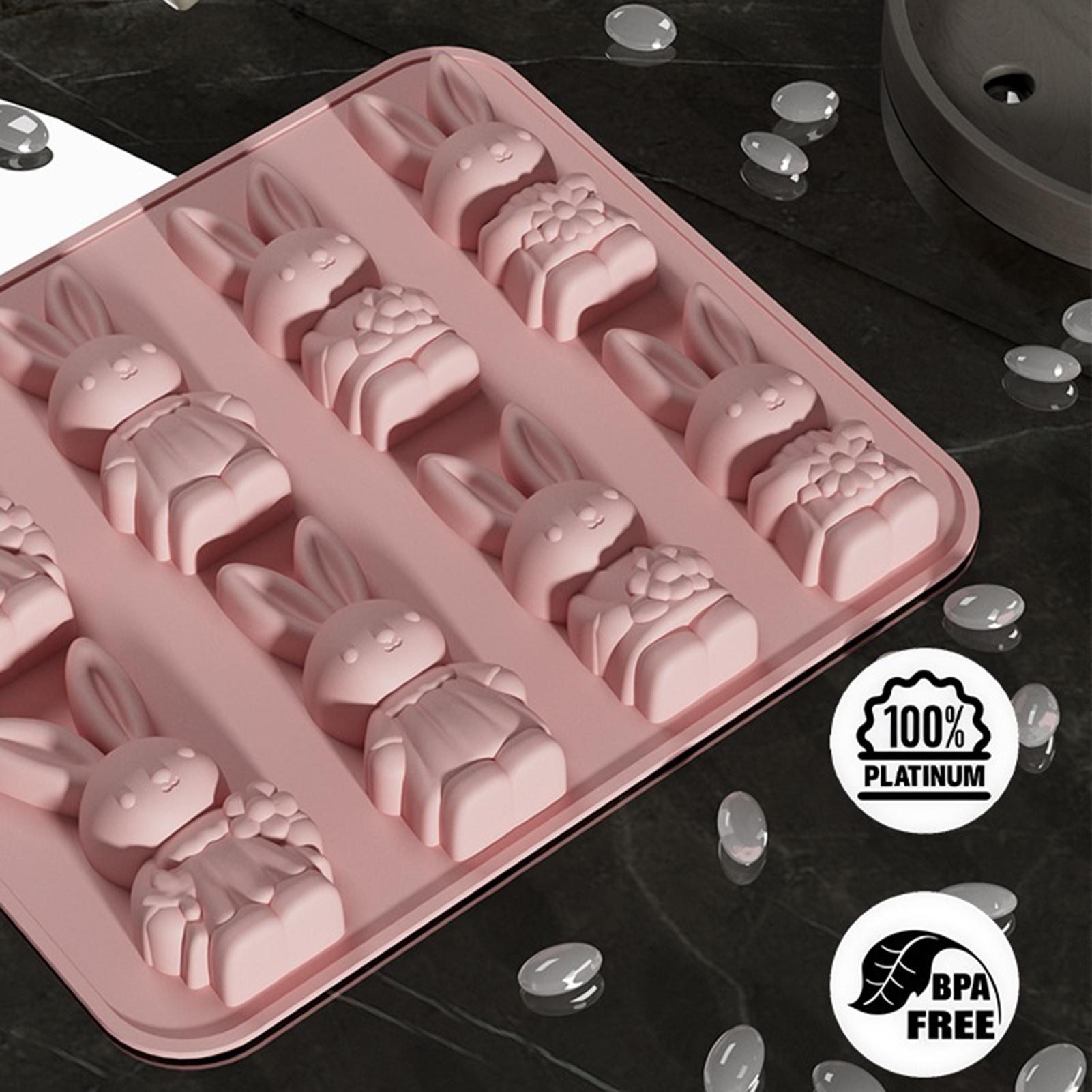 イースターバニーシリコンモールド耐熱バニー型ケーキ、アイス、 - Bunny Cake Mold のレビューと価格