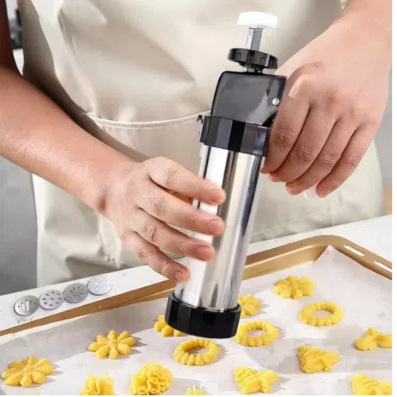 日曜大工の手動クッキーモールドガン、クッキープレスキット、装 - Churros Maker Gun のレビューと価格