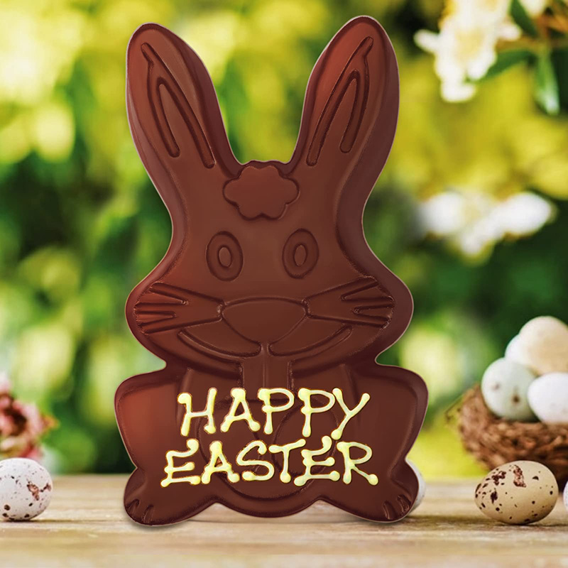 イースターバニーシリコンチョコレート型、イースター装飾用の壊 - Bunny Cake Mold のレビューと価格