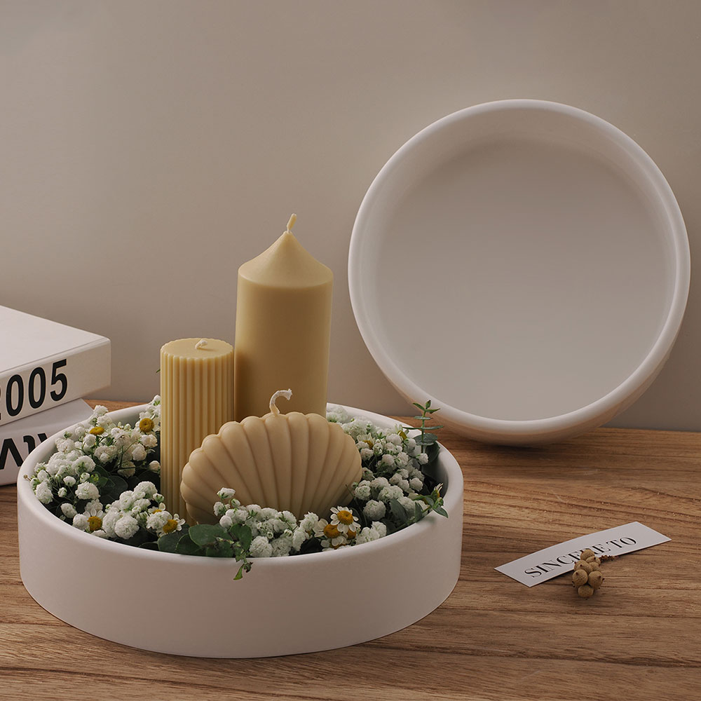 セメントキャンドルボウル,大容量,シリコンモールド,屋外花ポ - Potsticker Mold のレビューと価格
