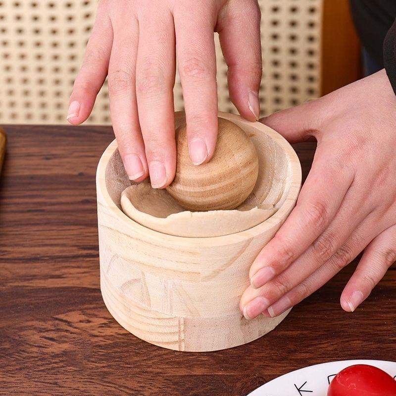 1セット木製餃子メーカー - 手動生地プレスツール |    - Dumpling Press Set のレビューと価格
