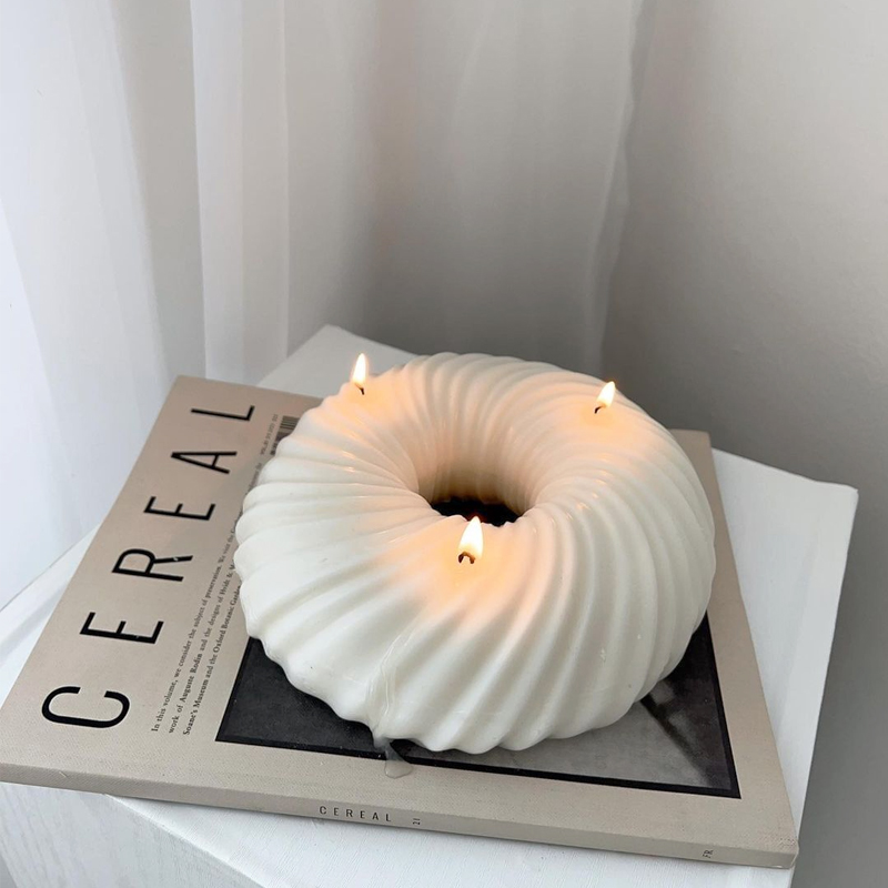 大きなドーナツ型シリコンキャンドルモールド,手作り,チョコレ - Donut Mold Silicone のレビューと価格