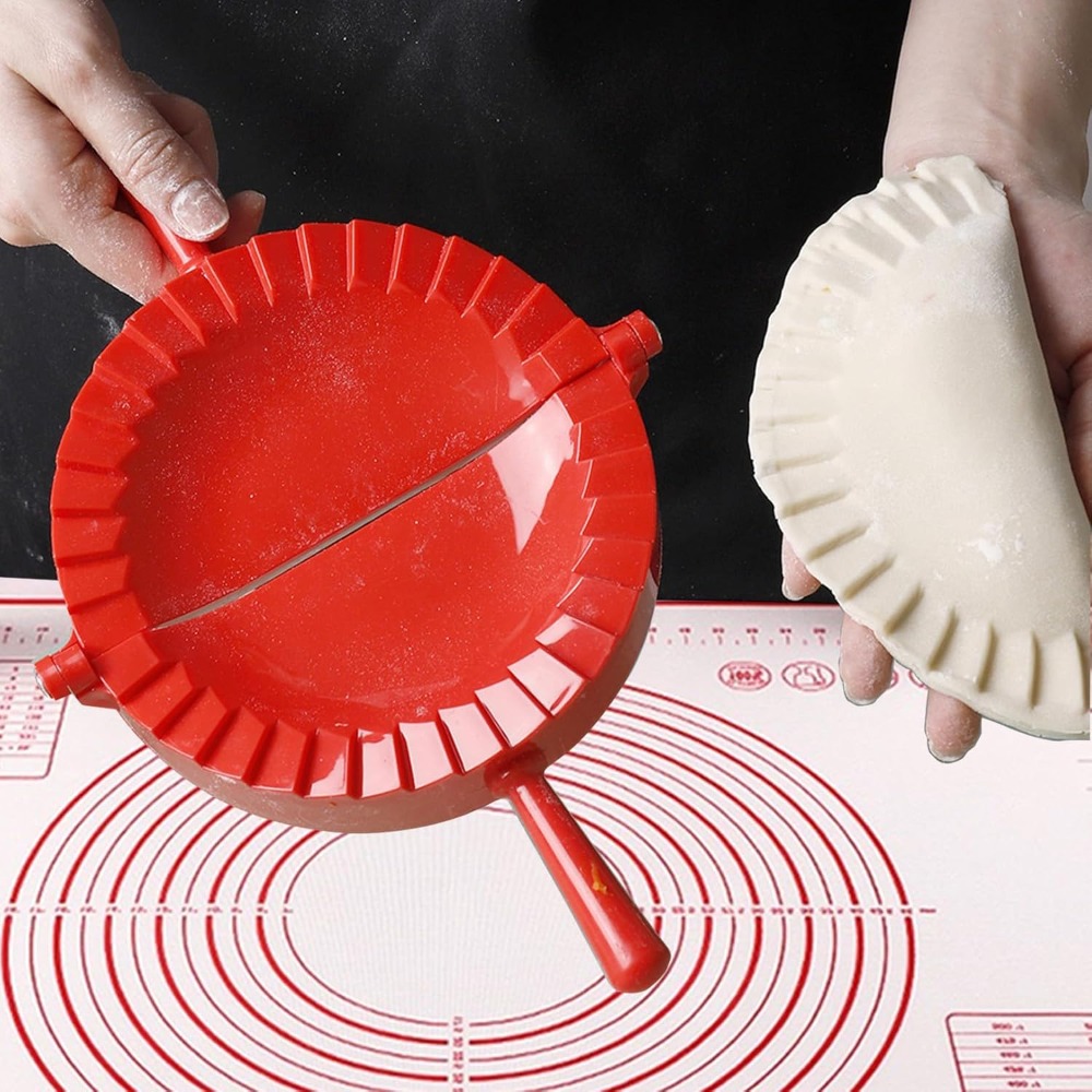 餃子ツールマニュアル餃子メーカー手押しプラスチック餃子型省力 - Dumpling Press Set のレビューと価格