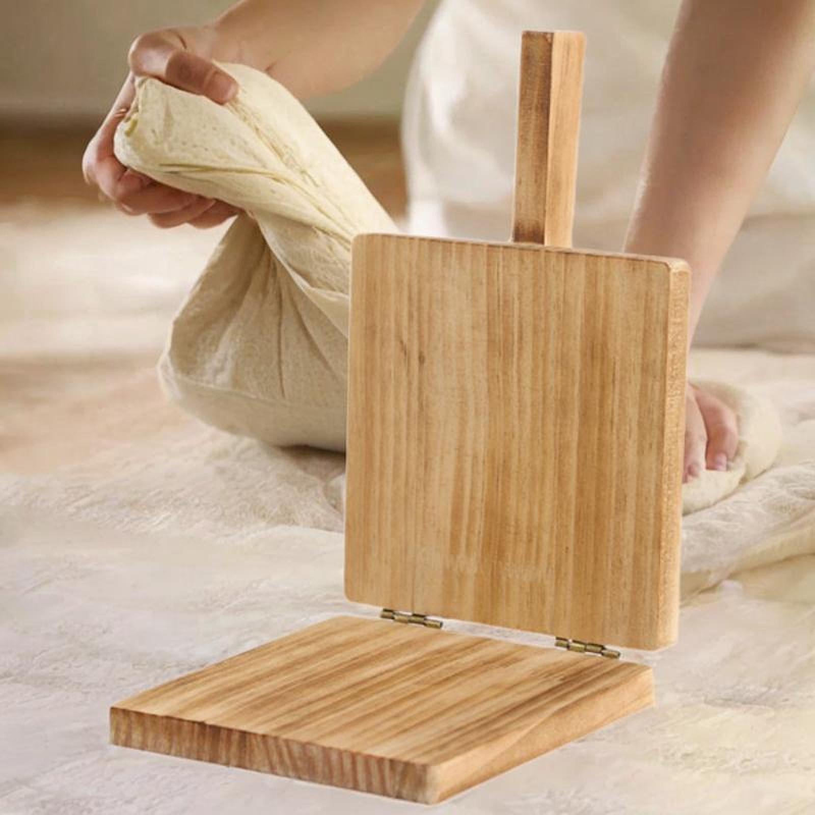 耐久性のある木製生地プレス器、メキシコトルティーヤ用餃子皮ツ - Dumpling Press Set のレビューと価格