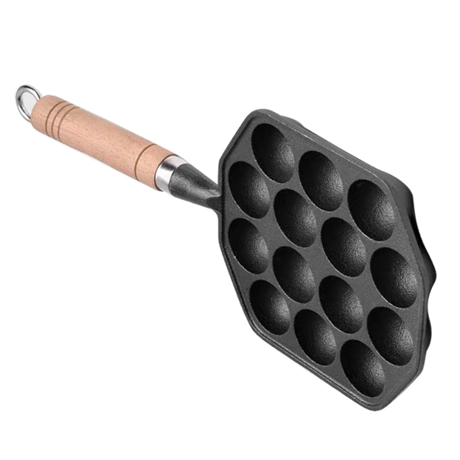 取り外し可能なハンドル付きの焦げ付き防止の鋳鉄鍋,タコ,肉用 - Egg Waffle Pan のレビューと価格