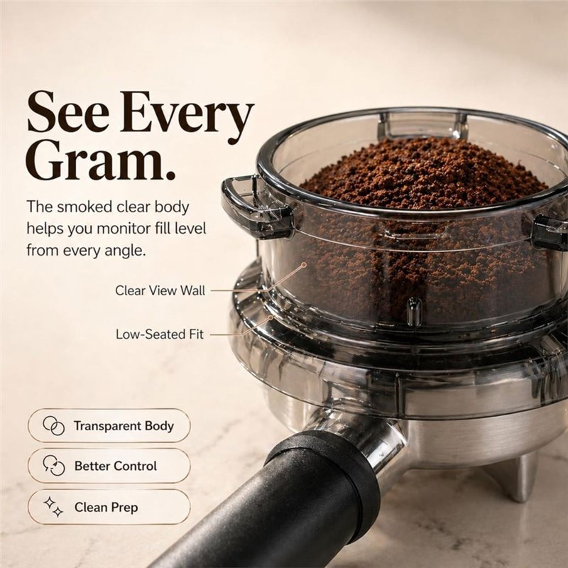 A65T-ツイストロックポルタフィルタードージングファンネル - Breville Espresso Barista Touch のレビューと価格
