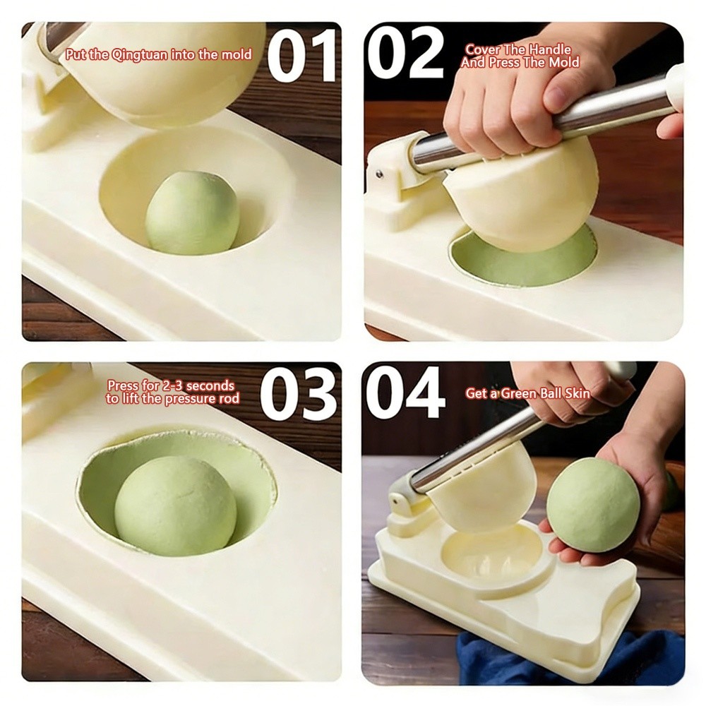 新しい回転式餃子メーカー型押しベーキングツール生地プレス餃子 - Dumpling Press Set のレビューと価格