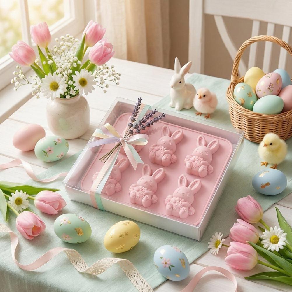 イースターアイストレイ型 イースターバニーモールドセット 3 - Bunny Cake Mold のレビューと価格