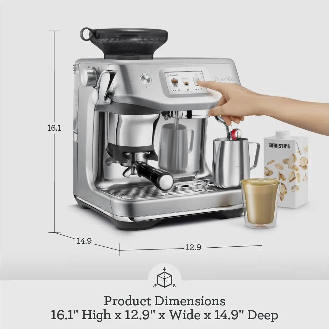 ブレビル バリスタタッチ インプレス エスプレッソマシン B - Breville Espresso Barista Touch のレビューと価格