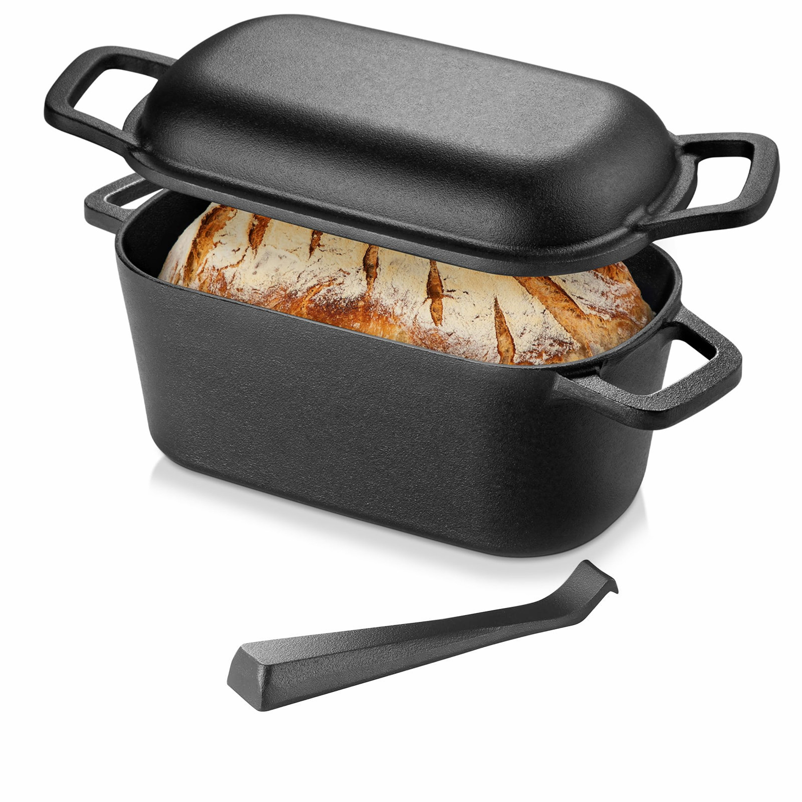ダッチオーブン パン焼き用 サワードウパン型 2in1 鋳鉄 - Cast Iron Corn のレビューと価格