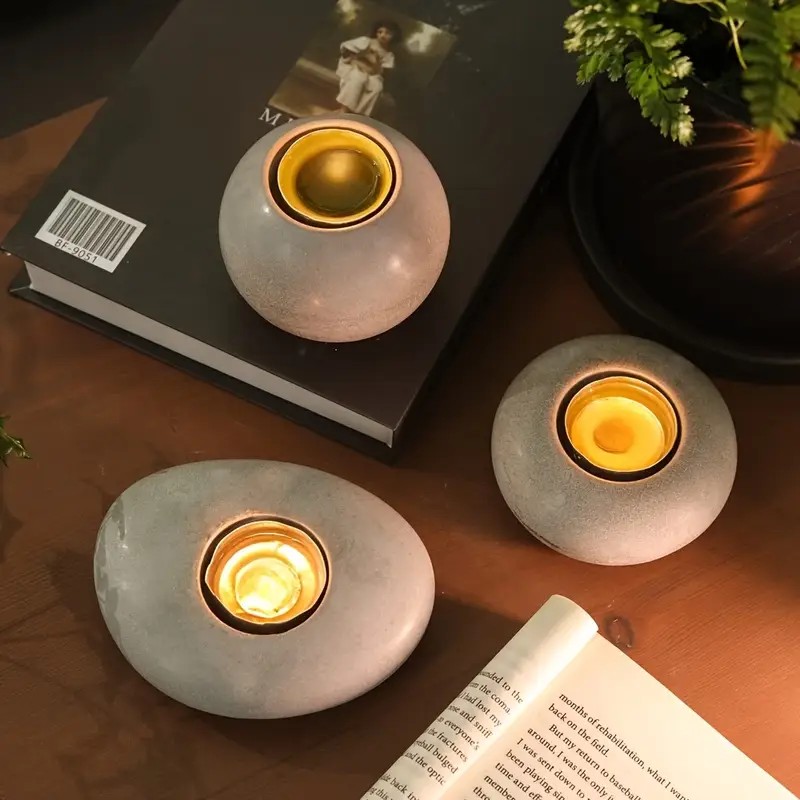 ティーライトキャンドルホルダー樹脂シリコンモールド、クリスタ - Potsticker Mold のレビューと価格