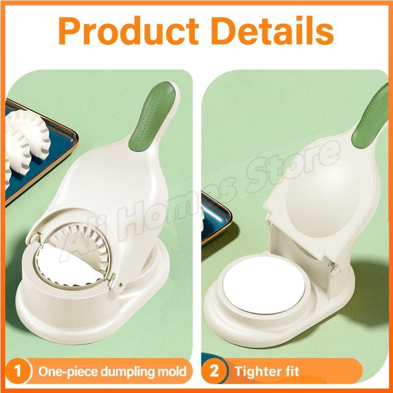 餃子成形機 2 in 1 モモ餃子プレス 多機能DIY餃子型 - Momo Mold Press のレビューと価格