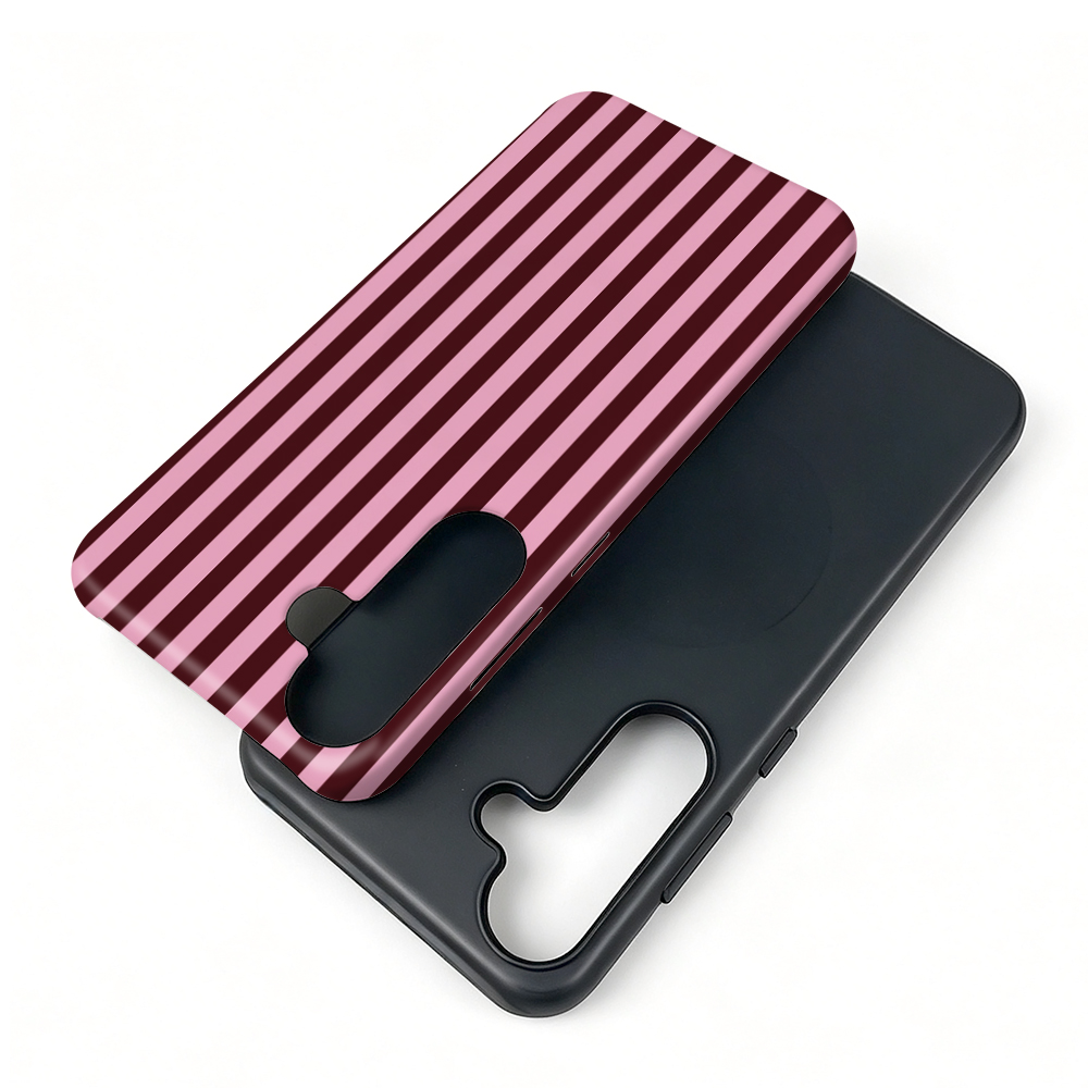 ストライプ磁気ケース Samsung S26 S25 S24 - Taco Stand Holder のレビューと価格