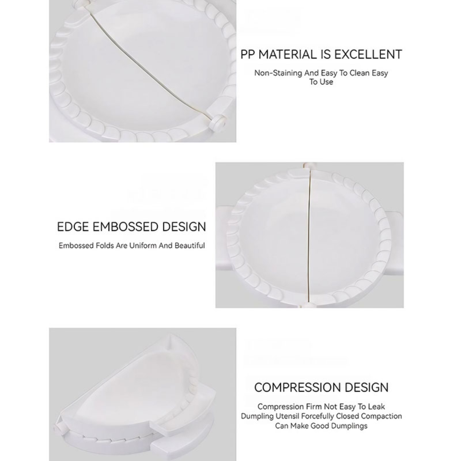 JJYY アップグレード DIY 餃子型生地プレスラッパー金 - Dumpling Press Set のレビューと価格
