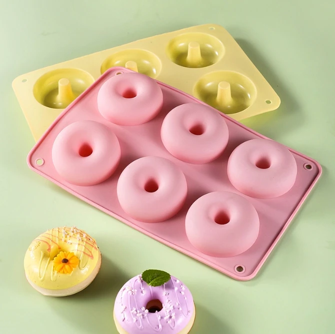 多穴耐熱シリコンドーナツ型 再利用可能 ノンスティックベーキ - Donut Mold Silicone のレビューと価格