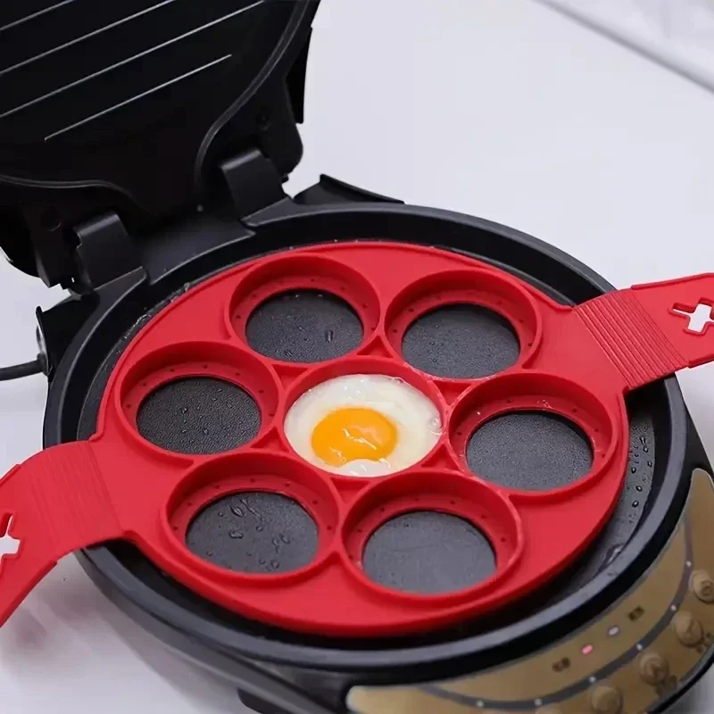 円形シリコンフライパン、朝食用パンケーキ型、DIYベーキング - Egg Waffle Pan のレビューと価格