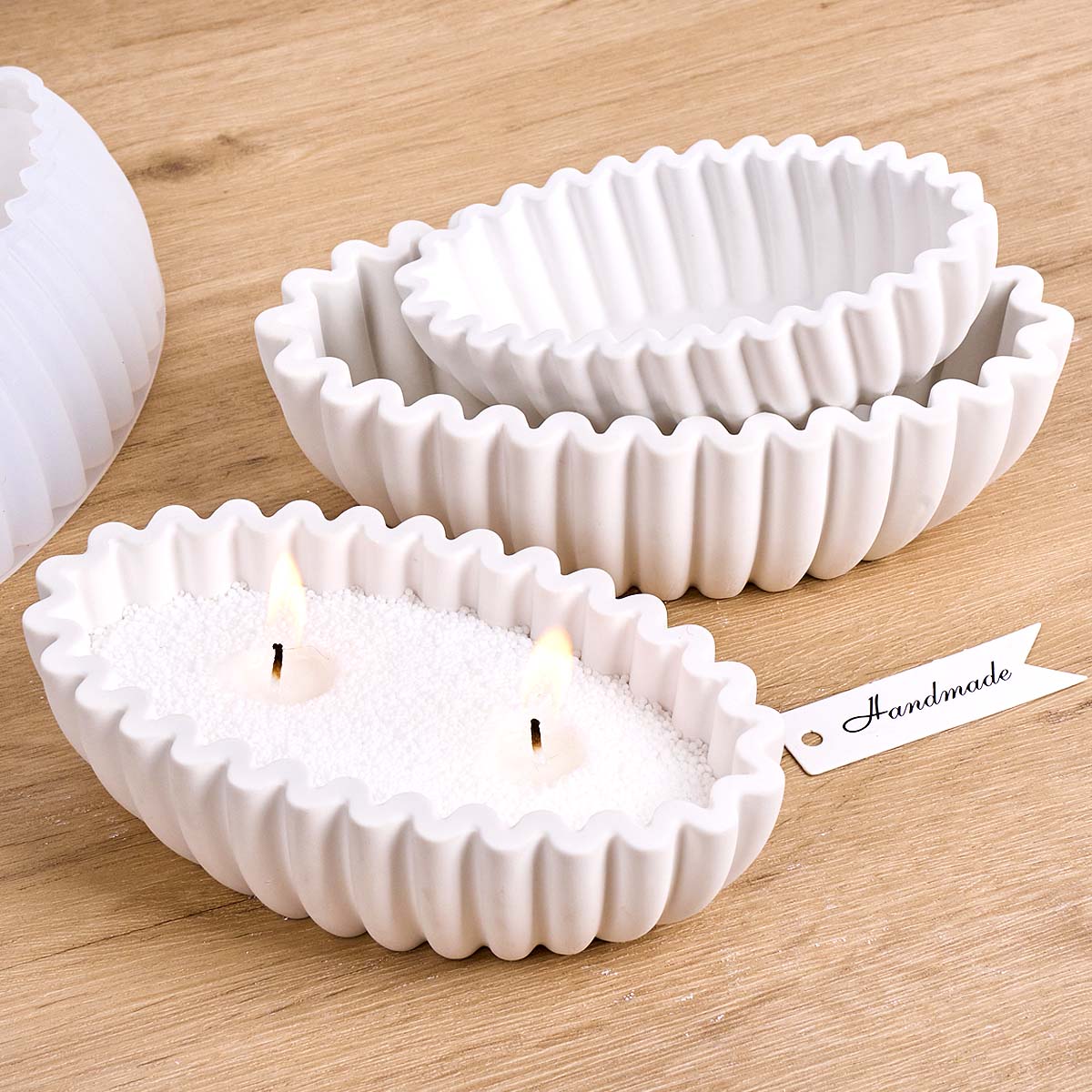S/M/L オーバルストライプ収納ボウルシリコンモールド多用 - Potsticker Mold のレビューと価格