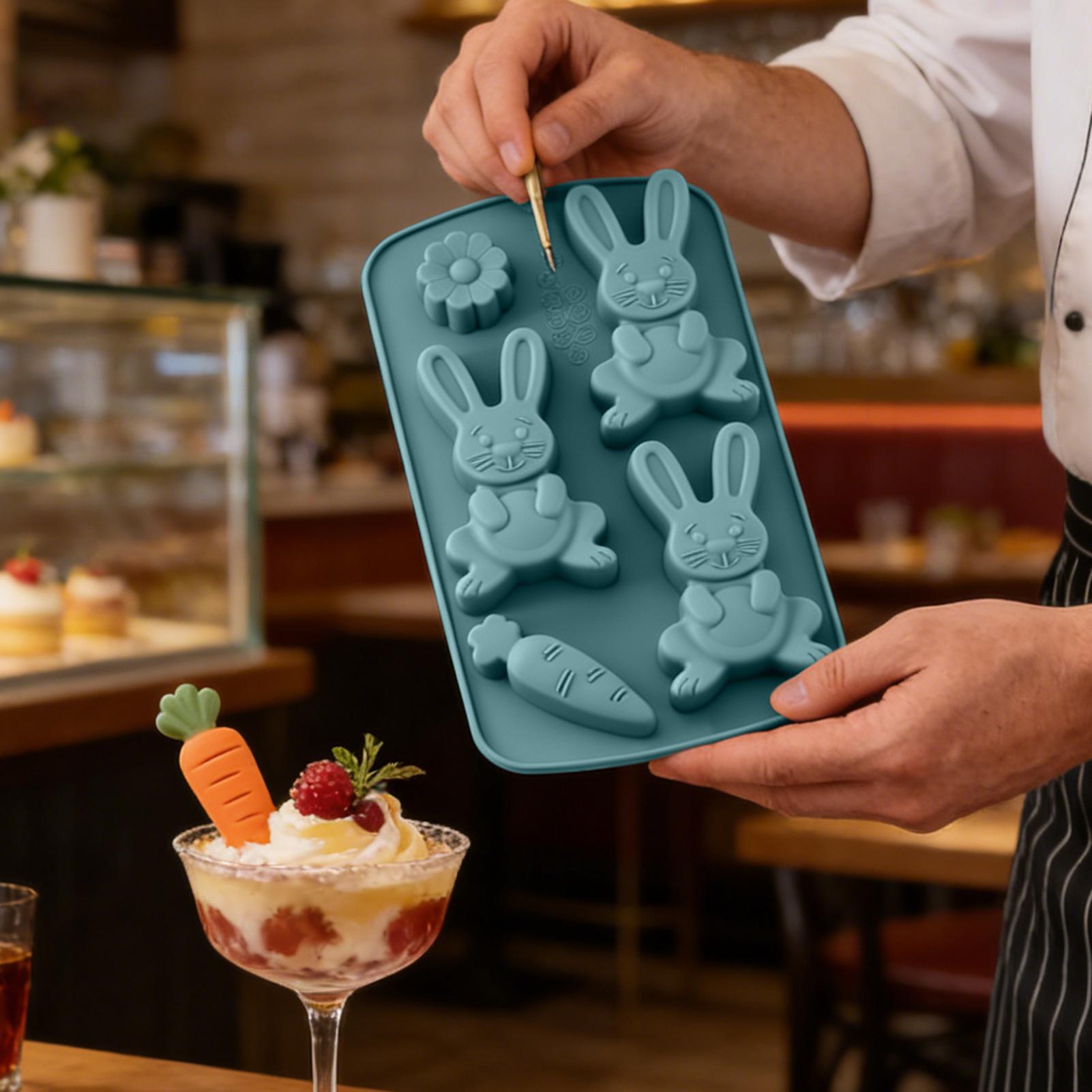 イースターバニー型 ノンスティック 3Dバニー型 レジンモー - Bunny Cake Mold のレビューと価格