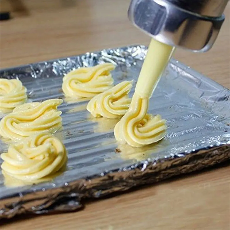 多目的アルミ製クッキープレスキット、手動チュロスメーカーマシ - Churros Maker Gun のレビューと価格