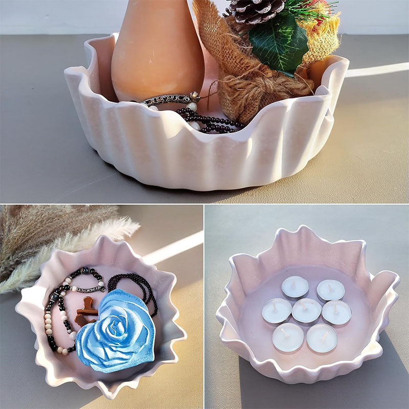 レーストレイフルーツトレイ DIY 石膏樹脂シリコーン型家の - Potsticker Mold のレビューと価格